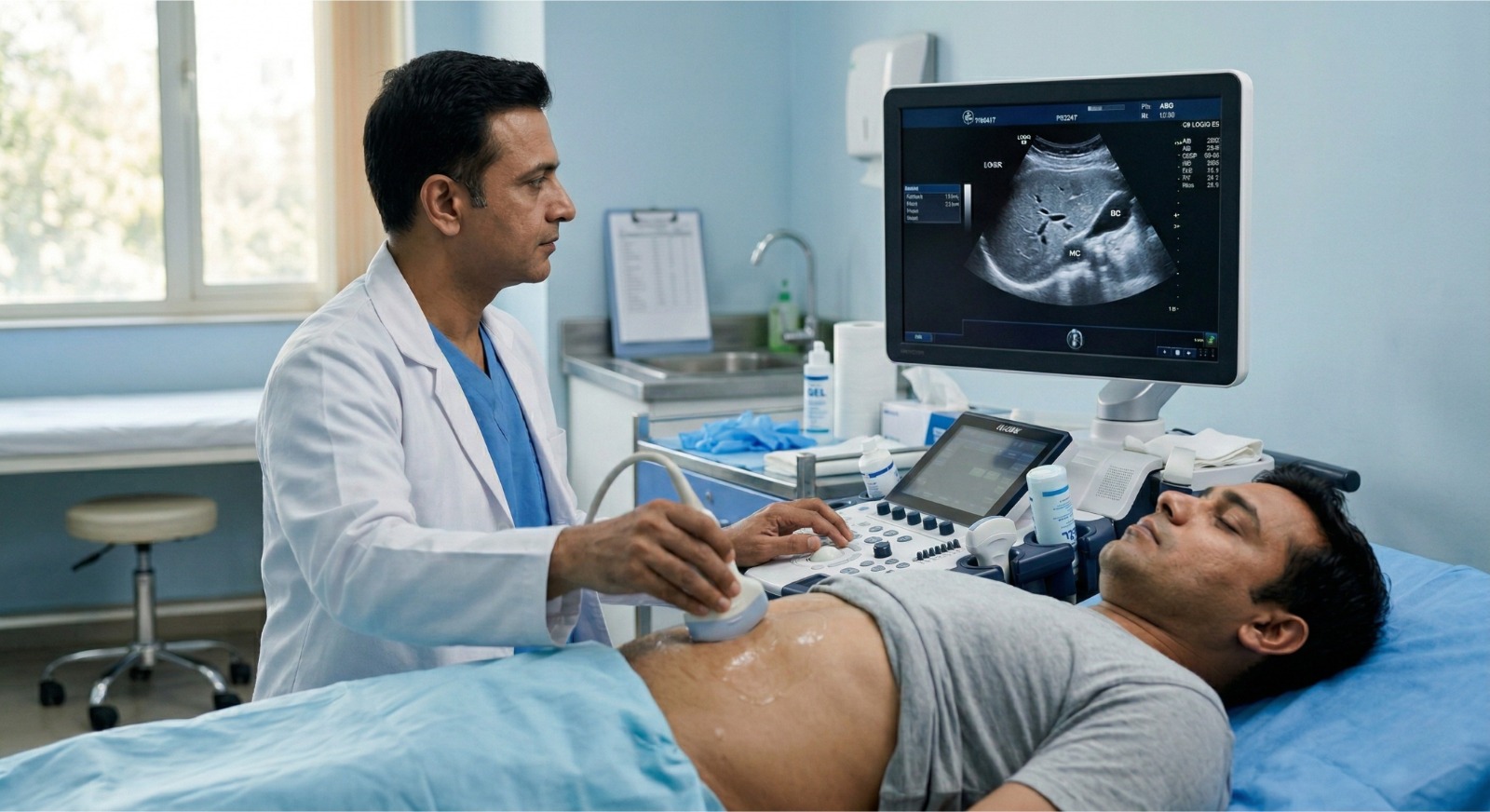 Fatty liver illustration showing liver fat accumulation